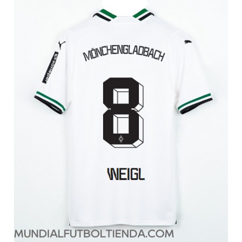 Camiseta Borussia Monchengladbach Julian Weigl #8 Primera Equipación Replica 2023-24 mangas cortas